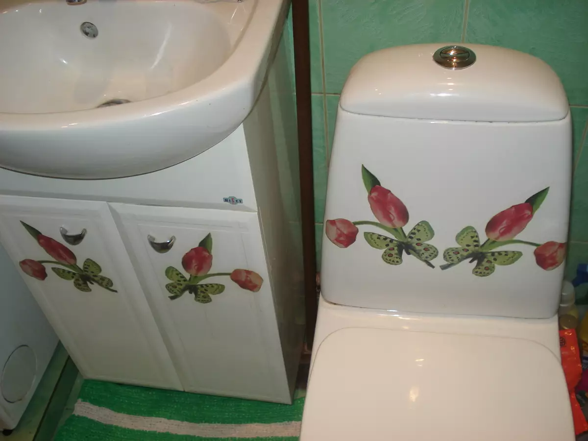 Stickers dans la salle de bain de carreaux: autocollants de vinyle sur la tuile dans la salle de bain et autres autocollants de mur décoratifs 10122_19