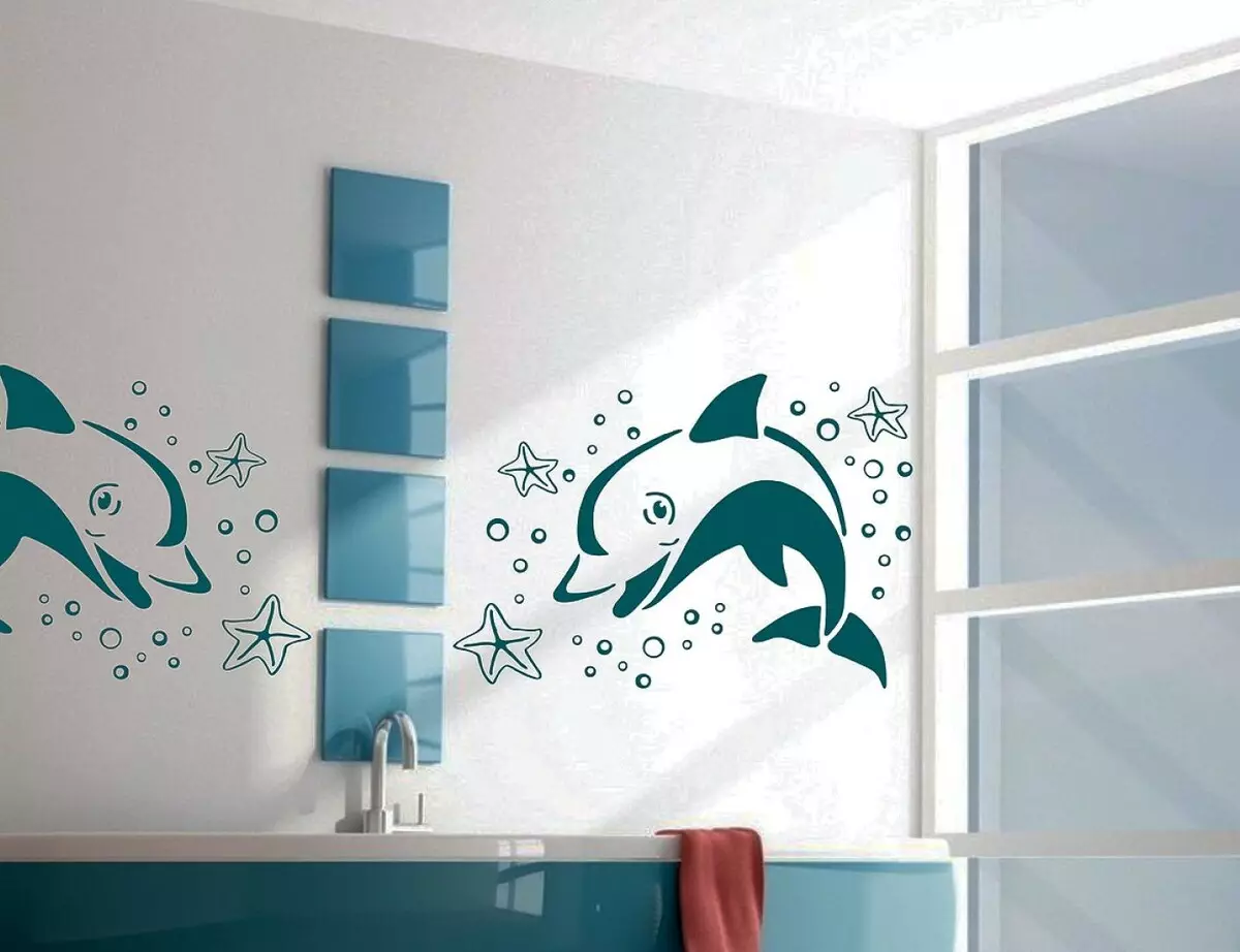 瓷磚浴室的貼紙：衛生間瓦片上的乙烯基貼紙和其他裝飾牆壁貼紙 10122_32