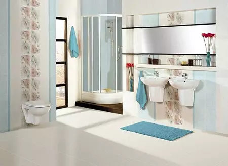 Gạch phòng tắm Ba Lan: Các đặc điểm của gạch men từ Ba Lan cho phòng tắm. Làm thế nào để chọn một ô và gạch khác? 10123_20