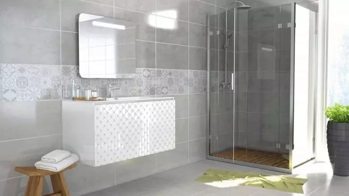 Jubin bilik mandi Poland: Ciri-ciri jubin seramik dari Poland untuk bilik mandi. Bagaimana untuk memilih jubin dan jubin lain? 10123_28