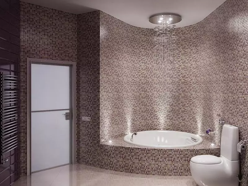 Tempes kamar mandi Rusia: keramik sareng ubin sanés pikeun kamar mandi produsén Rusia. Desain ubin produksi Rusia 10124_15