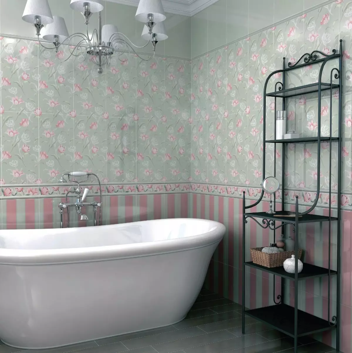 Azulejos de baño ruso: cerámica y otros azulejos para el baño de los fabricantes de Rusia. Diseño de azulejos de producción rusa. 10124_24