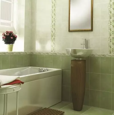 Tempes kamar mandi Rusia: keramik sareng ubin sanés pikeun kamar mandi produsén Rusia. Desain ubin produksi Rusia 10124_43
