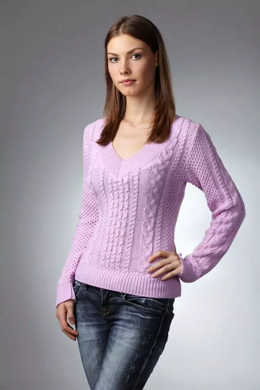 Sweaters: menene, bambanci daga yumper, Cardigan da Sweatshirt 1012_28