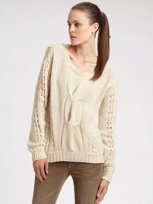 Sweaters: menene, bambanci daga yumper, Cardigan da Sweatshirt 1012_34