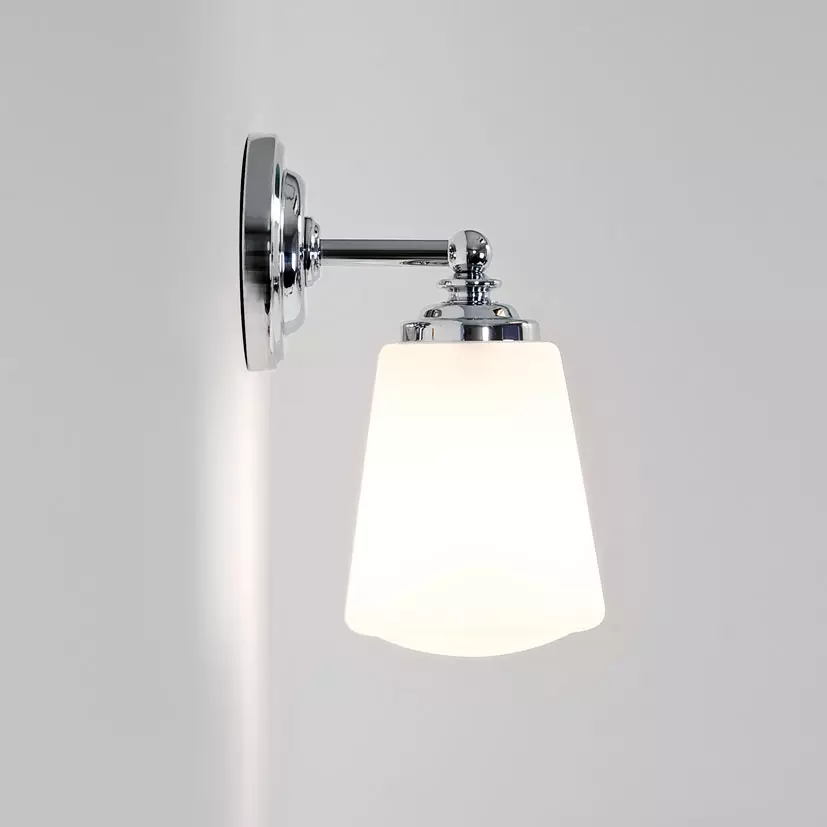 Vegglamper på badet: LED og andre fuktighetsbeskyttelseslamper på veggen. Grad av beskyttelse av fuktsikker lamper 10130_27
