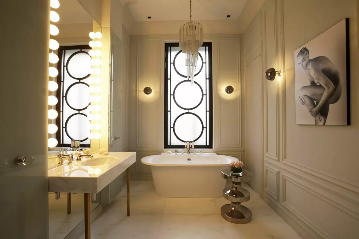 Vegglamper på badet: LED og andre fuktighetsbeskyttelseslamper på veggen. Grad av beskyttelse av fuktsikker lamper 10130_32