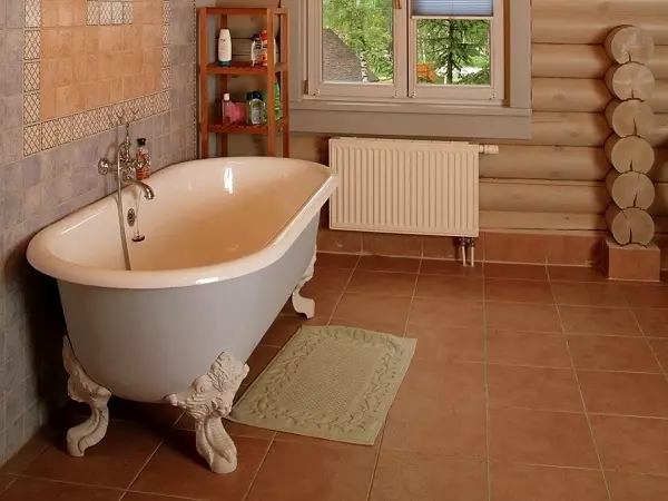 Ванна кімната в дерев'яному будинку (97 фото): дизайн і обробка душової в будинку з бруса, цікаві рішення для інтер'єру, варіанти облаштування 10138_21