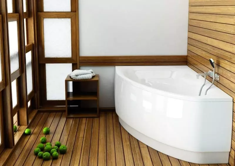 Ванна кімната в дерев'яному будинку (97 фото): дизайн і обробка душової в будинку з бруса, цікаві рішення для інтер'єру, варіанти облаштування 10138_25