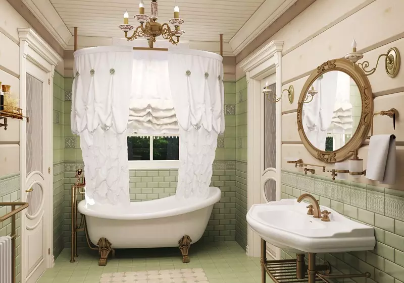 Ванна кімната в дерев'яному будинку (97 фото): дизайн і обробка душової в будинку з бруса, цікаві рішення для інтер'єру, варіанти облаштування 10138_75