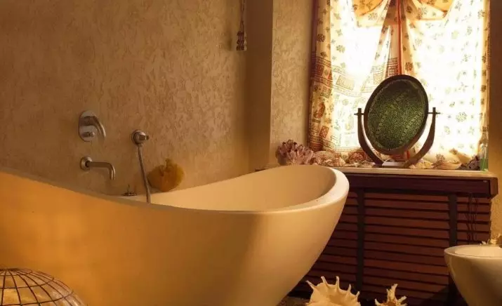 Dekoratívne kúpeľňové omietky (56 fotografií): benátsky a iný druh vlhkosti pre interiérové ​​nástenné dekorácie, možnosti dizajnu 10140_53