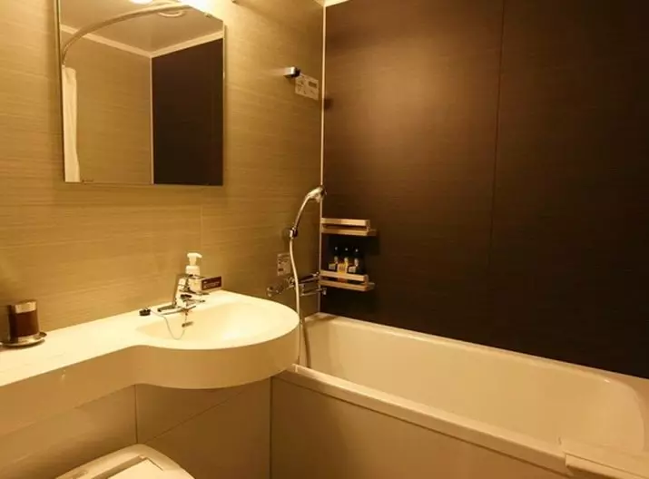 Kupaonica u Hruščov (97 fotografija): Little Room Design, Opcije završne obrade, Standardne male sobe Unutarnji primjeri 10144_94