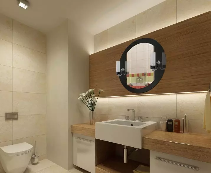 बाथरूम डिजाइन (170 फोटो): परियोजनाएं 2021 और इंटीरियर डिजाइन विचार। कमरे को कैसे लैस करें? डिजाइनरों से व्यवस्था के लिए सरल और अभिजात वर्ग विकल्प 10147_149