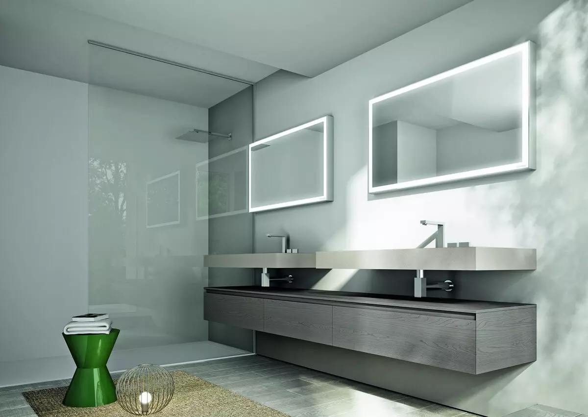 Design de salle de bain (170 photos): Projets 2021 et idées de design d'intérieur. Comment équiper la pièce? Options simples et élites pour l'arrangement des designers 10147_150