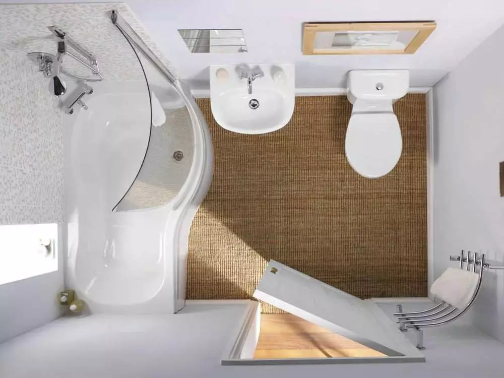 बाथरूम डिजाइन (1 pictud0 फोटोहरू): परियोजना 2021 र भित्री डिजाइन विचारहरू। कोठा कसरी सुसज्जित बनाउने? डिजाइनरबाट अनुपालनका लागि सरल र एलिट विकल्पहरू 10147_18