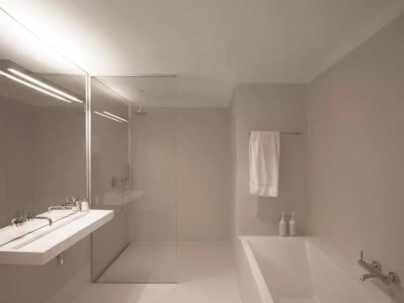 バスルームデザイン（170写真）：プロジェクト2021とインテリアデザインのアイデア。部屋に装飾する方法デザイナーからの取り決めのためのシンプルでエリートのオプション 10147_39