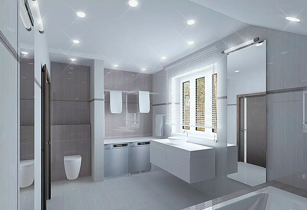 Kylpyhuone Design (170 kuvaa): Projektit 2021 ja sisustusideoita. Kuinka varaa huone? Yksinkertaiset ja eliittivaihtoehdot suunnittelijoiden järjestelyyn 10147_41