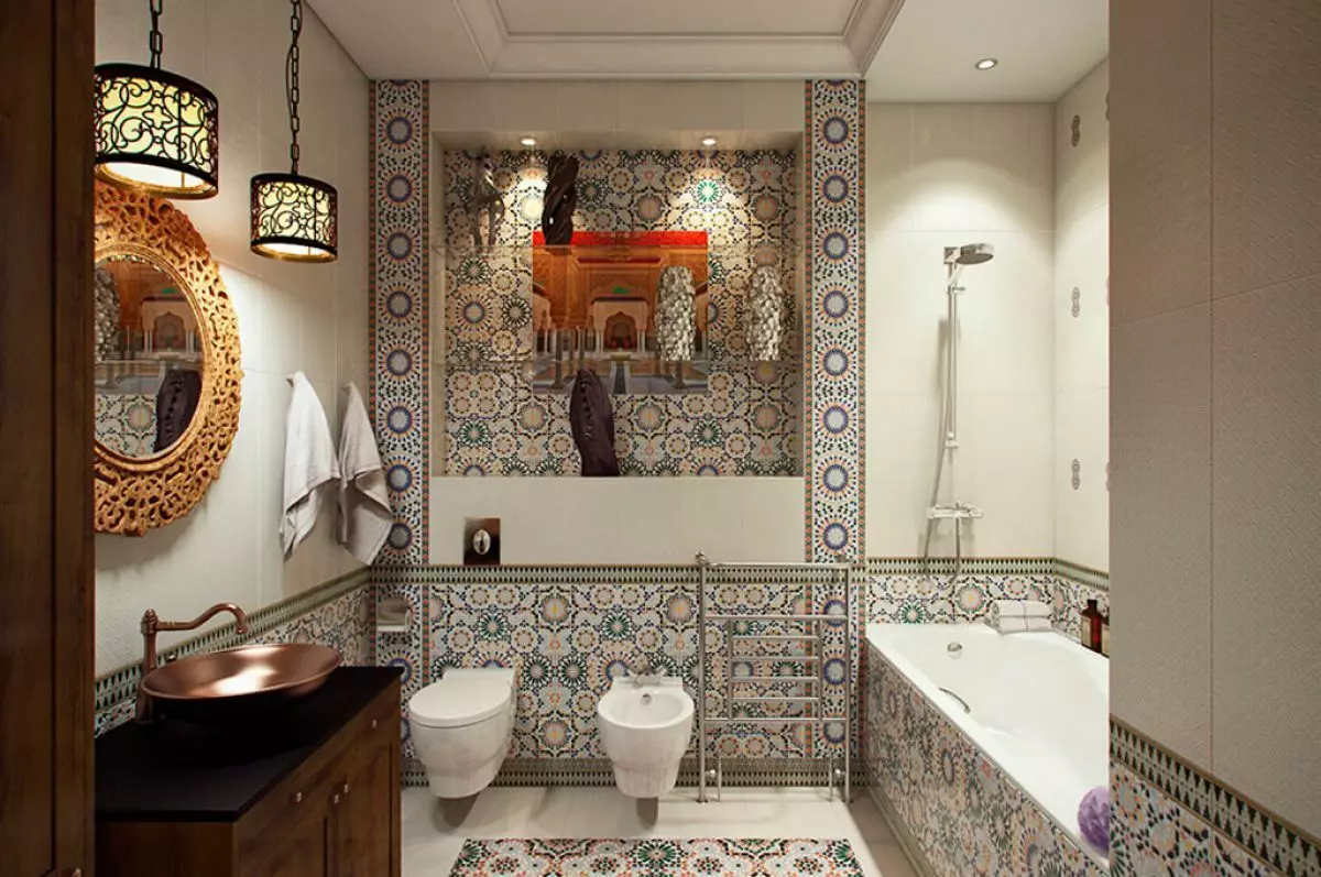 बाथरूम डिजाइन (170 फोटो): परियोजनाएं 2021 और इंटीरियर डिजाइन विचार। कमरे को कैसे लैस करें? डिजाइनरों से व्यवस्था के लिए सरल और अभिजात वर्ग विकल्प 10147_47