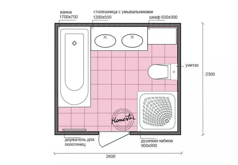 욕실 디자인 (170 장의 사진) : 프로젝트 2021 및 인테리어 디자인 아이디어. 방을 장비하는 방법? 디자이너의 배열을위한 간단하고 엘리트 옵션 10147_6