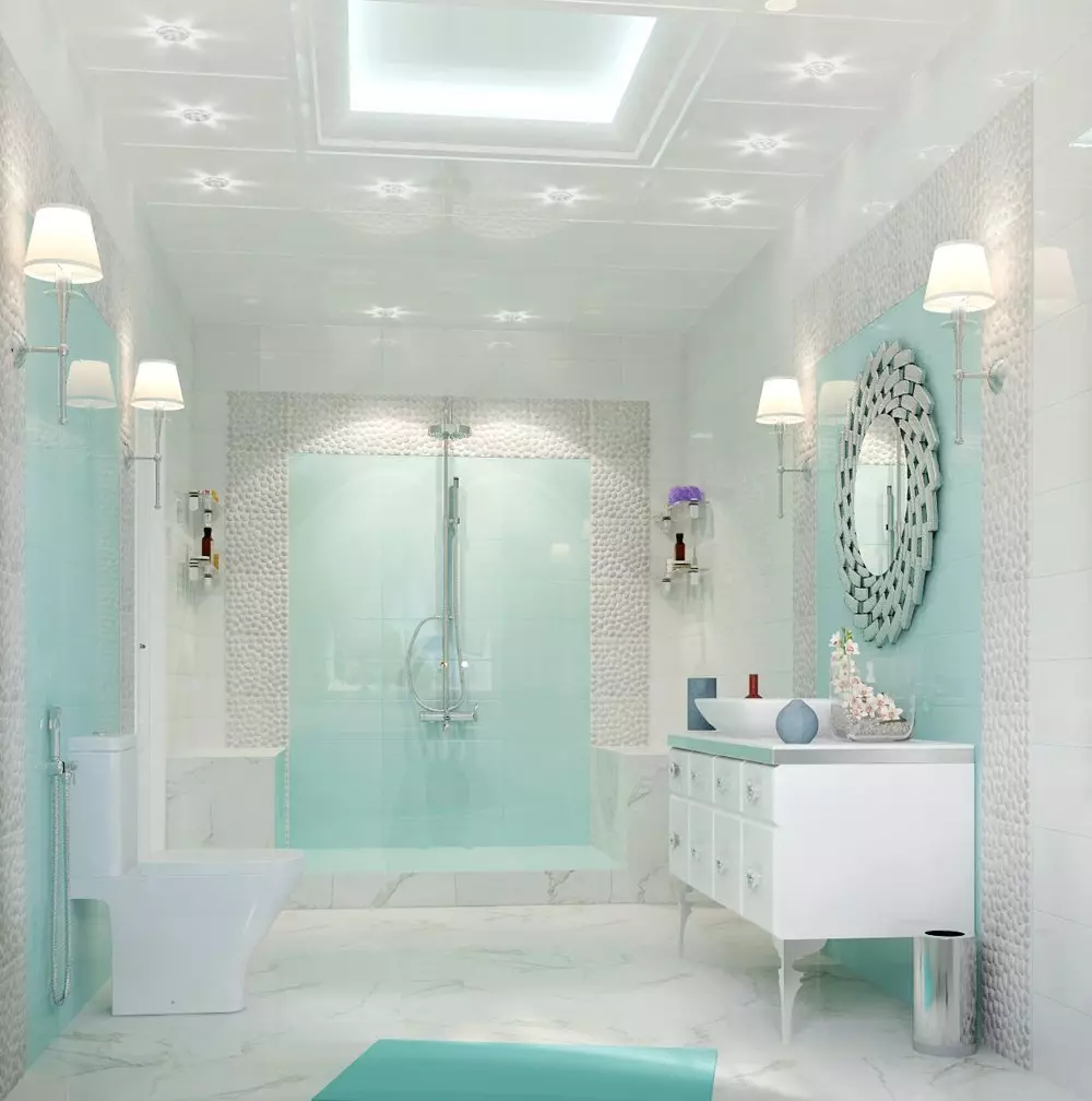 Kúpeľňa Design (170 fotiek): Projekty 2021 a nápady na dizajn interiéru. Ako vybaviť izbu? Jednoduché a elitné možnosti pre usporiadanie od dizajnérov 10147_69