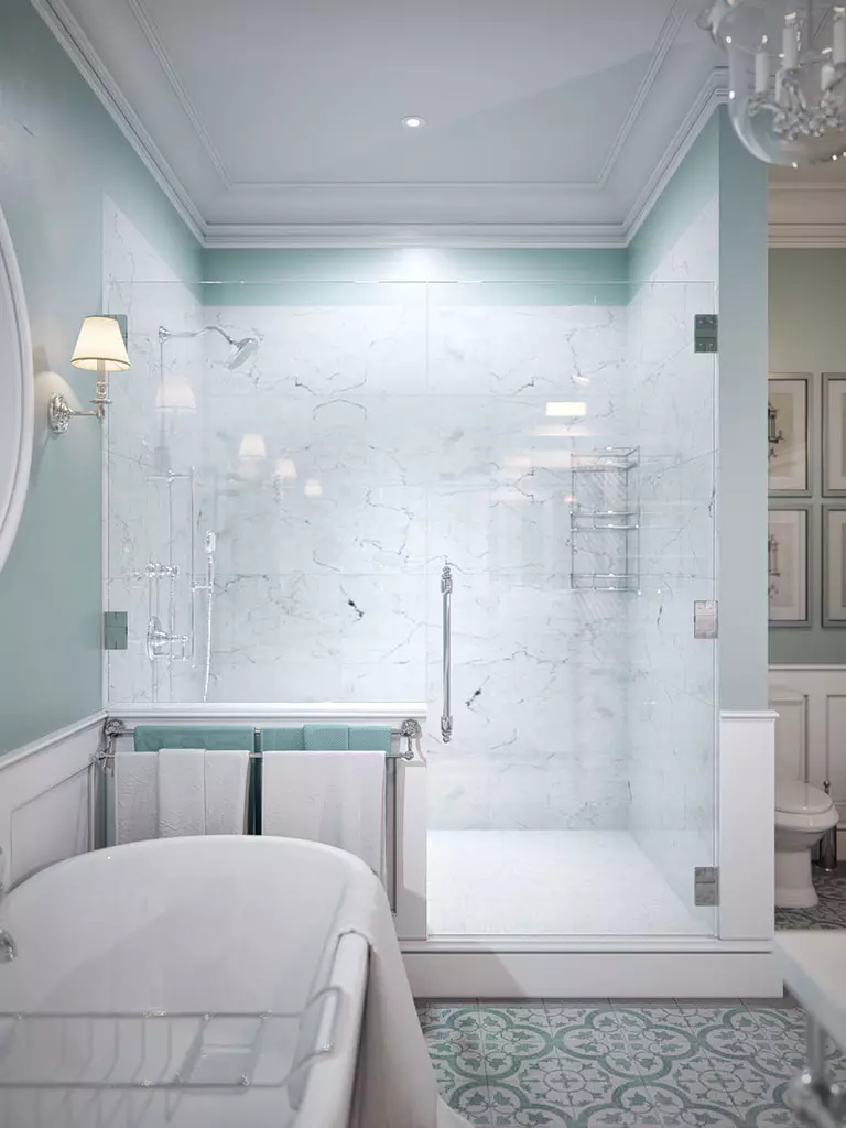 Дизајн купатила (170 фотографија): Пројекти 2021 и идеје за дизајн ентеријера. Како опремити собу? Једноставне и елитне опције за аранжман од дизајнера 10147_70