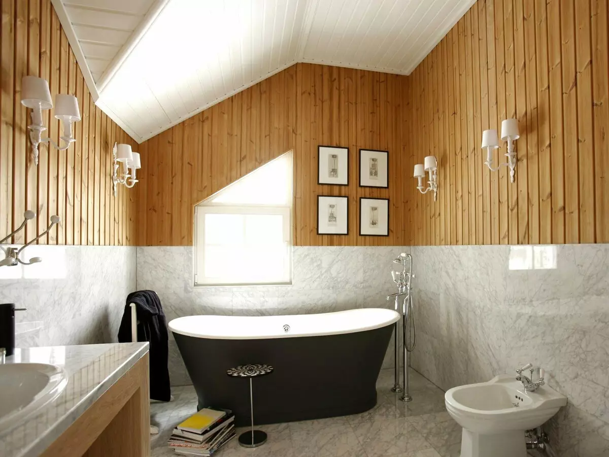 बाथरूम डिजाइन (170 फोटो): परियोजनाएं 2021 और इंटीरियर डिजाइन विचार। कमरे को कैसे लैस करें? डिजाइनरों से व्यवस्था के लिए सरल और अभिजात वर्ग विकल्प 10147_77