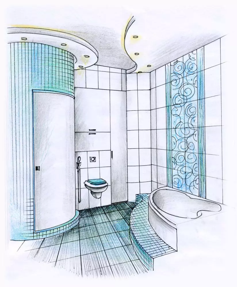 Vonios kambario dizainas (170 nuotraukų): projektai 2021 ir interjero dizaino idėjos. Kaip aprūpinti kambarį? Paprastos ir elitinės galimybės organizuoti nuo dizainerių 10147_8