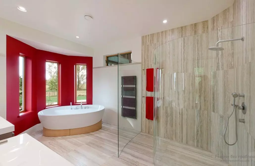 Дизајн купатила (170 фотографија): Пројекти 2021 и идеје за дизајн ентеријера. Како опремити собу? Једноставне и елитне опције за аранжман од дизајнера 10147_81