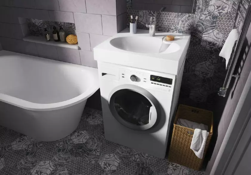 Design de banheiro sem vaso sanitário (37 fotos): Design do quarto 170x170 e colocando outros tamanhos 10149_10