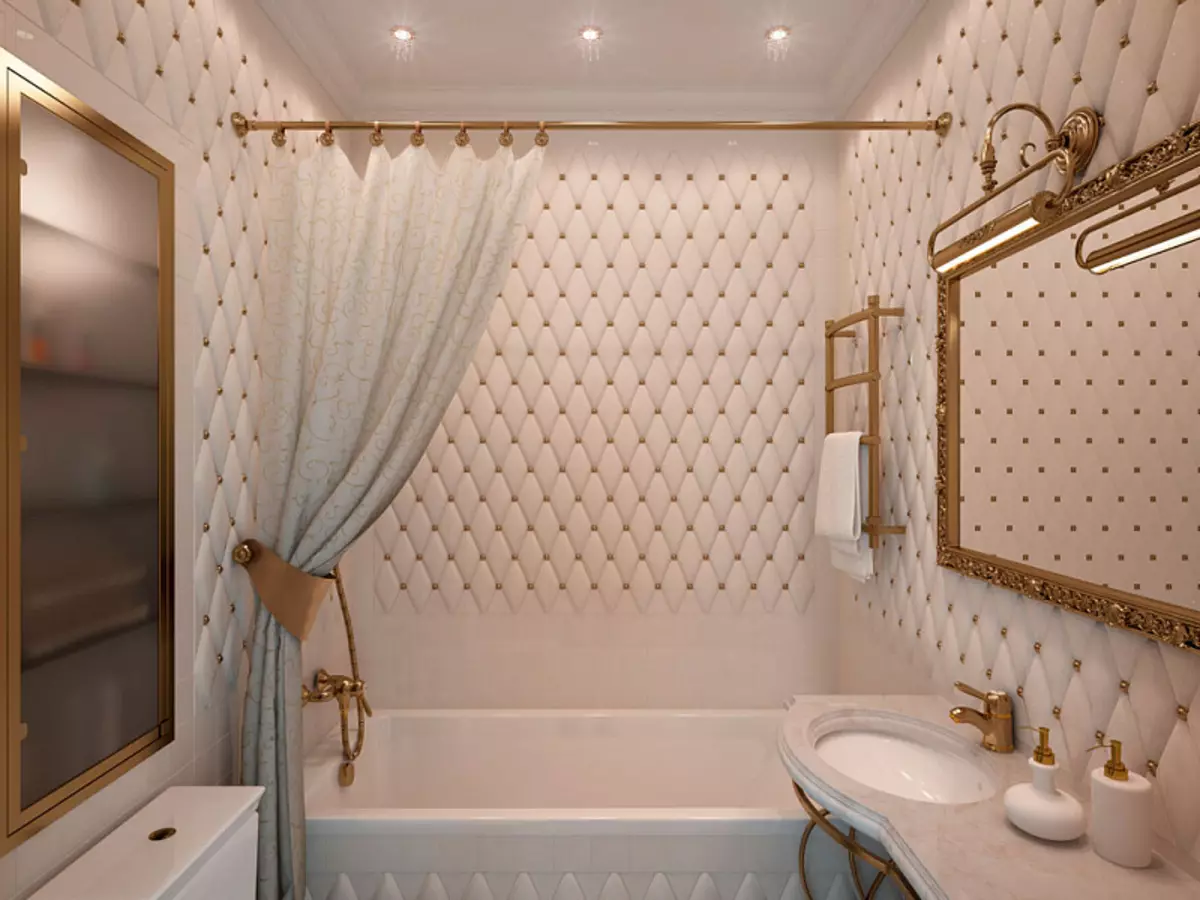 Design de banheiro sem vaso sanitário (37 fotos): Design do quarto 170x170 e colocando outros tamanhos 10149_28