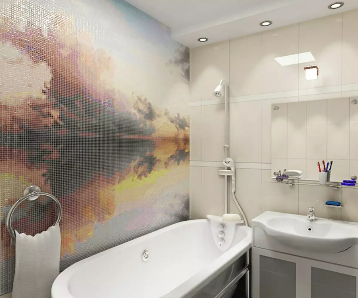 Design de banheiro sem vaso sanitário (37 fotos): Design do quarto 170x170 e colocando outros tamanhos 10149_30