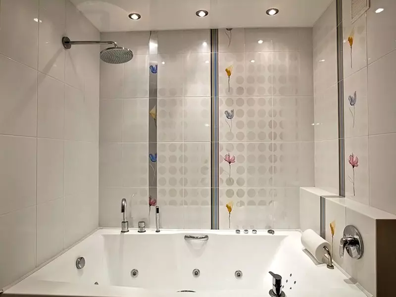 Design de banheiro sem vaso sanitário (37 fotos): Design do quarto 170x170 e colocando outros tamanhos 10149_34