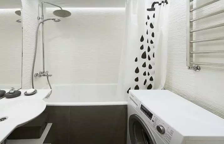 Design de banheiro sem vaso sanitário (37 fotos): Design do quarto 170x170 e colocando outros tamanhos 10149_35
