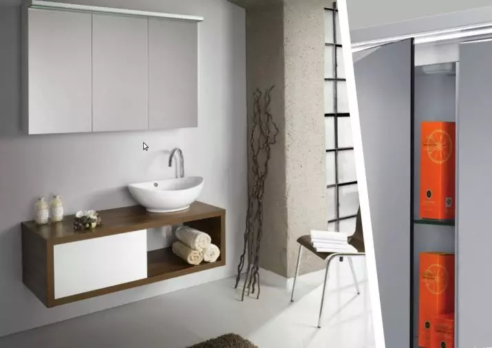 Soportes de baño: mesas de baño de variedades, descripción general de la marca IKEA y otros, soportes de madera y otros 10150_44
