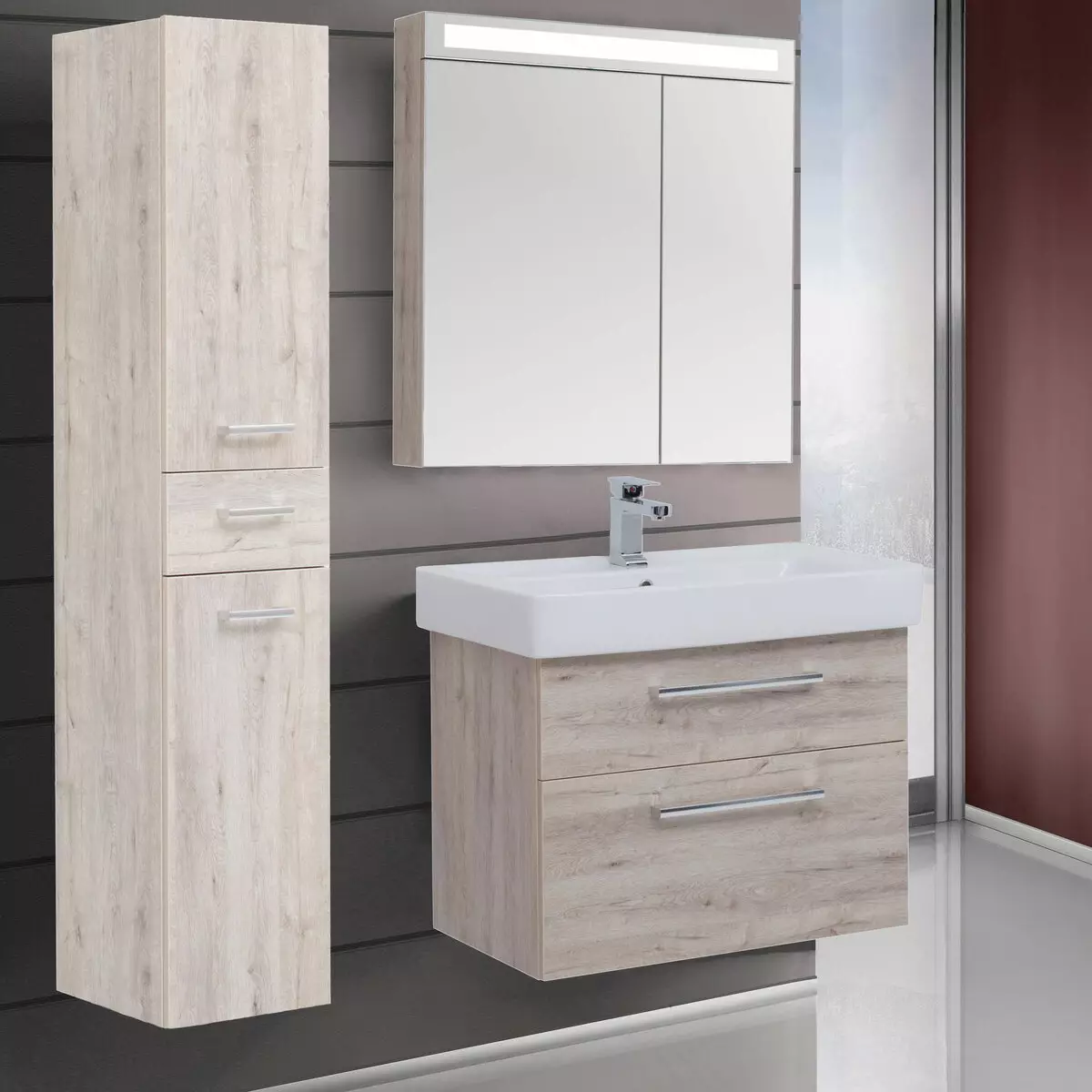 Badstände: Sorten Badezimmertische, Ikea-Markenübersicht und andere, Holzständer und andere 10150_45
