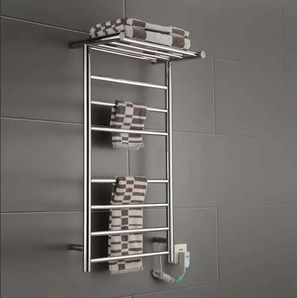 Elektriskie dvieļu sliedes vannas istabai: modeļi ar termostatu un bez. Kā izvēlēties čūsku? Īpašumtiesību atsauksmes 10151_12