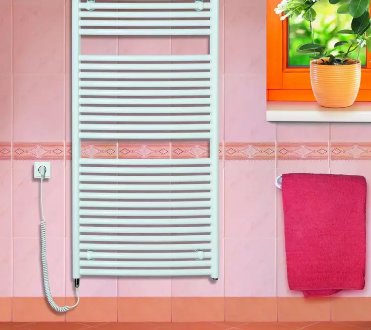 Elektrische handdoekrails voor de badkamer: modellen met thermostaat en zonder. Hoe een slang te kiezen? Eigendom beoordelingen 10151_22