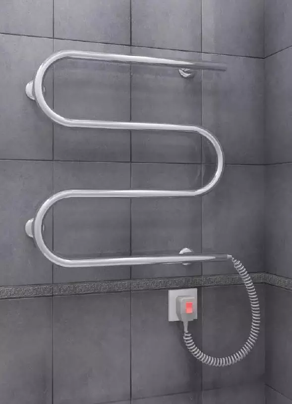 बाथरूमसाठी इलेक्ट्रिक टॉवेल रेल: थर्मोस्टॅटसह मॉडेल. साप कसा निवडायचा? मालकी पुनरावलोकने 10151_26