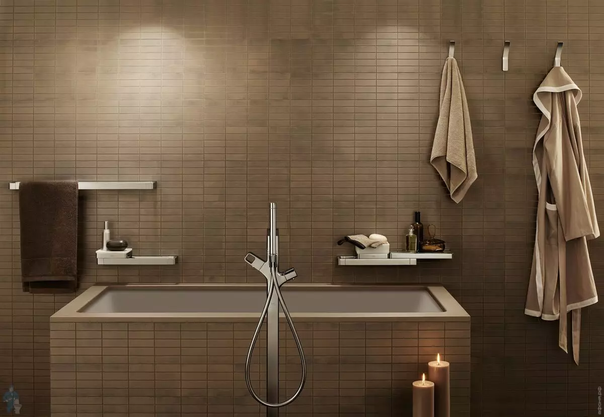 बाथरूम मध्ये अॅक्सेसरीज (107 फोटो): स्नानगृह साठी प्रकार आणि संच, सुटे निवड, इटली पासून संगमरवरी स्नानगृह सुटे, आयकेइए आणि इतर उदाहरणे 10160_89