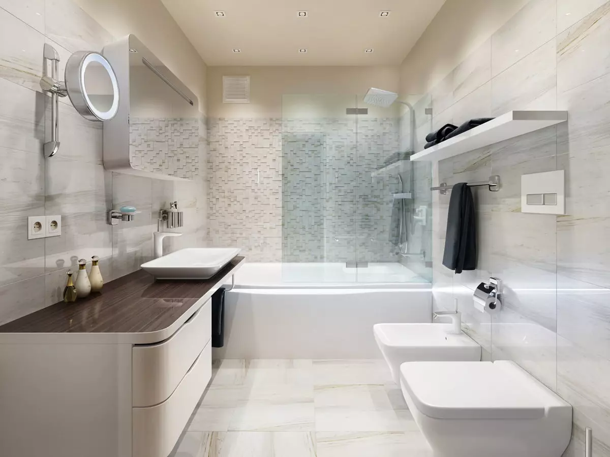 Piederumi vannas istabā (107 fotogrāfijas): veidi un komplekti uz vannas istabu, izvēle aksesuāri, marmora vannas istabas piederumi no Itālijas, piemēri no IKEA un citiem 10160_96