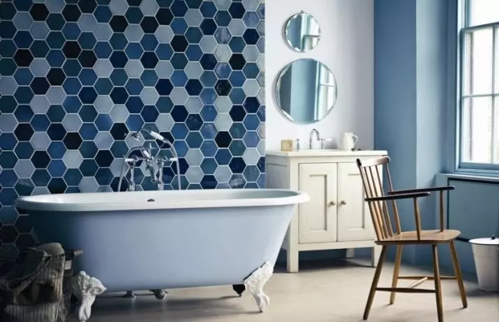 Decorazione del bagno (68 foto): opzioni di decorazione a parete e idee per arredi piani. Come ristabilire un riser? 10166_55