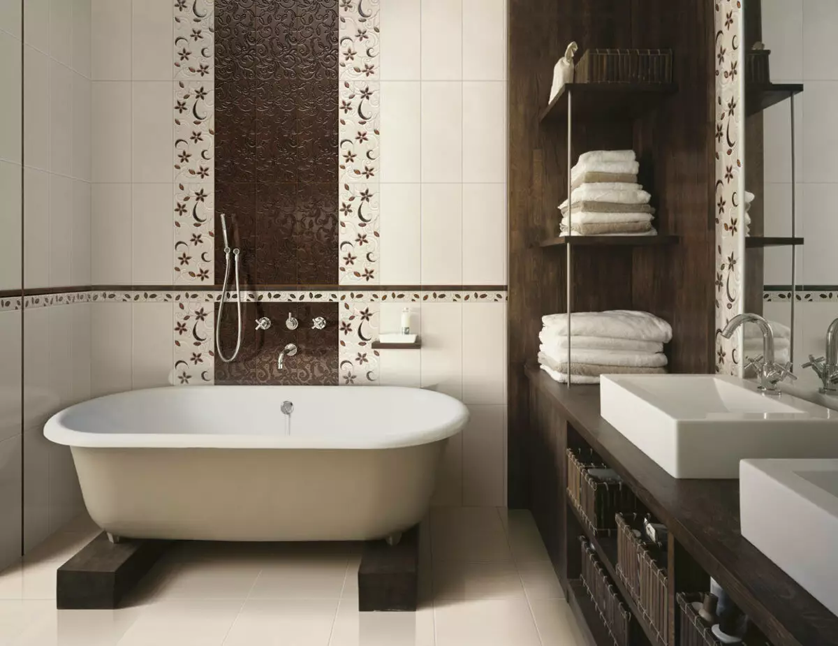 Kupaonica (165 fotografija): Kupaonica i tuš u jednoj sobi. Lijepi i elegantni primjeri. Odabrali smo organizator. Opcije ergonomije, dizajn 10167_10