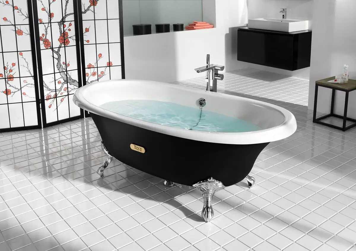 Badkamer (165 foto's): bad en douche in één kamer. Mooie en stijlvolle voorbeelden. We kiezen de organisator. Ergonomie opties, ontwerp 10167_126