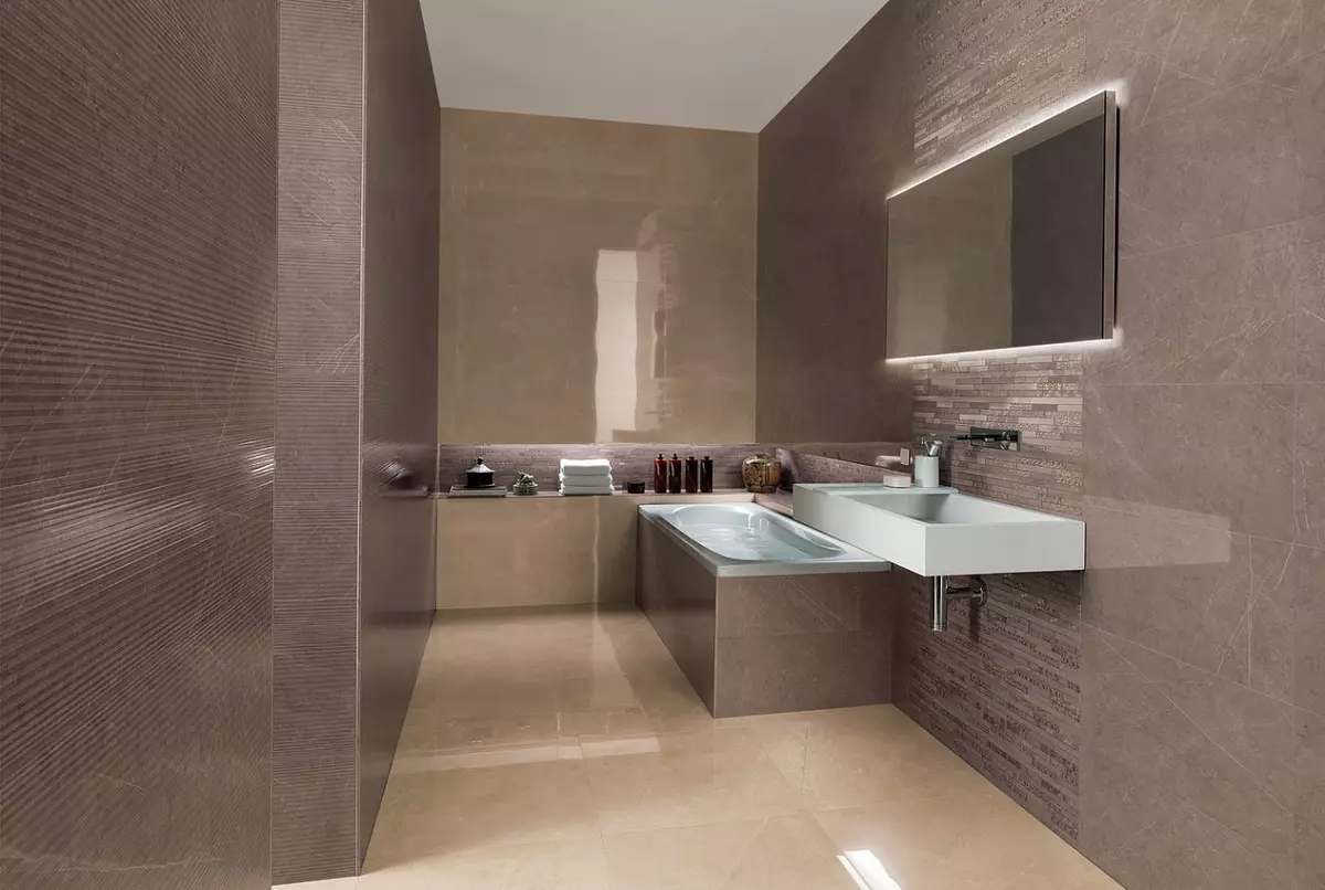 Fürdőszoba (165 fotók): Bath és zuhanyzó egy szobában. Gyönyörű és stílusos példák. A szervezőt választjuk. Ergonómia lehetőségek, tervezés 10167_129