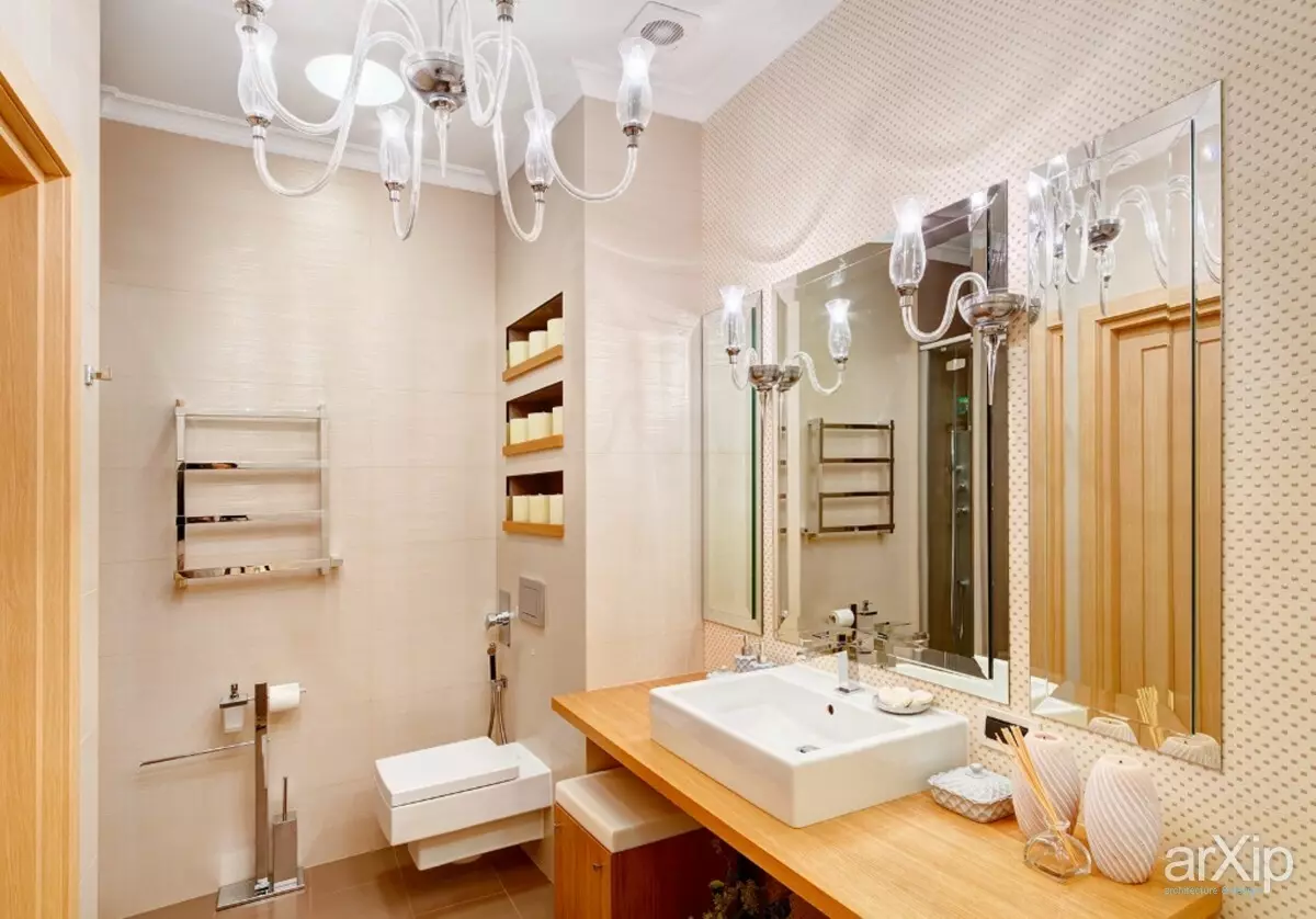 Kupaonica (165 fotografija): Kupaonica i tuš u jednoj sobi. Lijepi i elegantni primjeri. Odabrali smo organizator. Opcije ergonomije, dizajn 10167_161