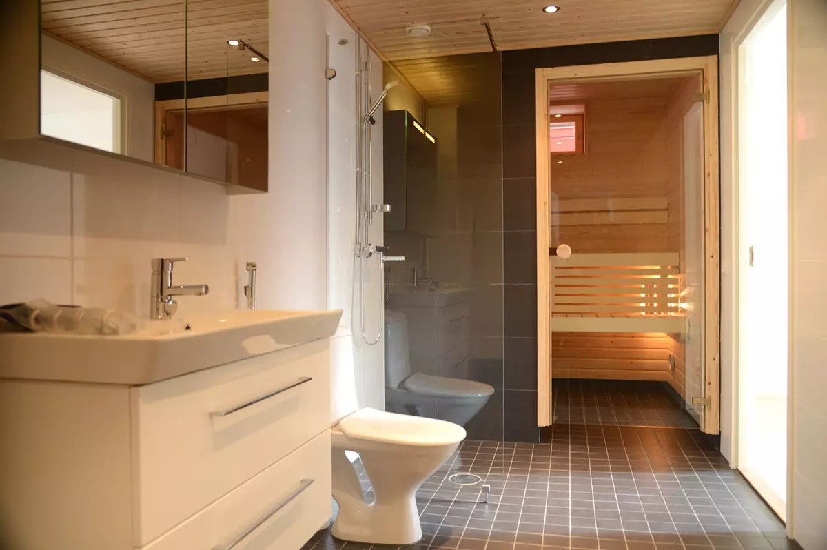 Łazienka (165 zdjęć): wanna i prysznic w jednym pokoju. Piękne i stylowe przykłady. Wybieramy organizatora. Opcje ergonomii, projektowanie 10167_30