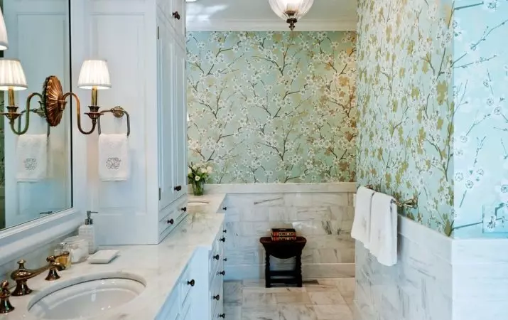 Badkamer (165 foto's): bad en douche in één kamer. Mooie en stijlvolle voorbeelden. We kiezen de organisator. Ergonomie opties, ontwerp 10167_53