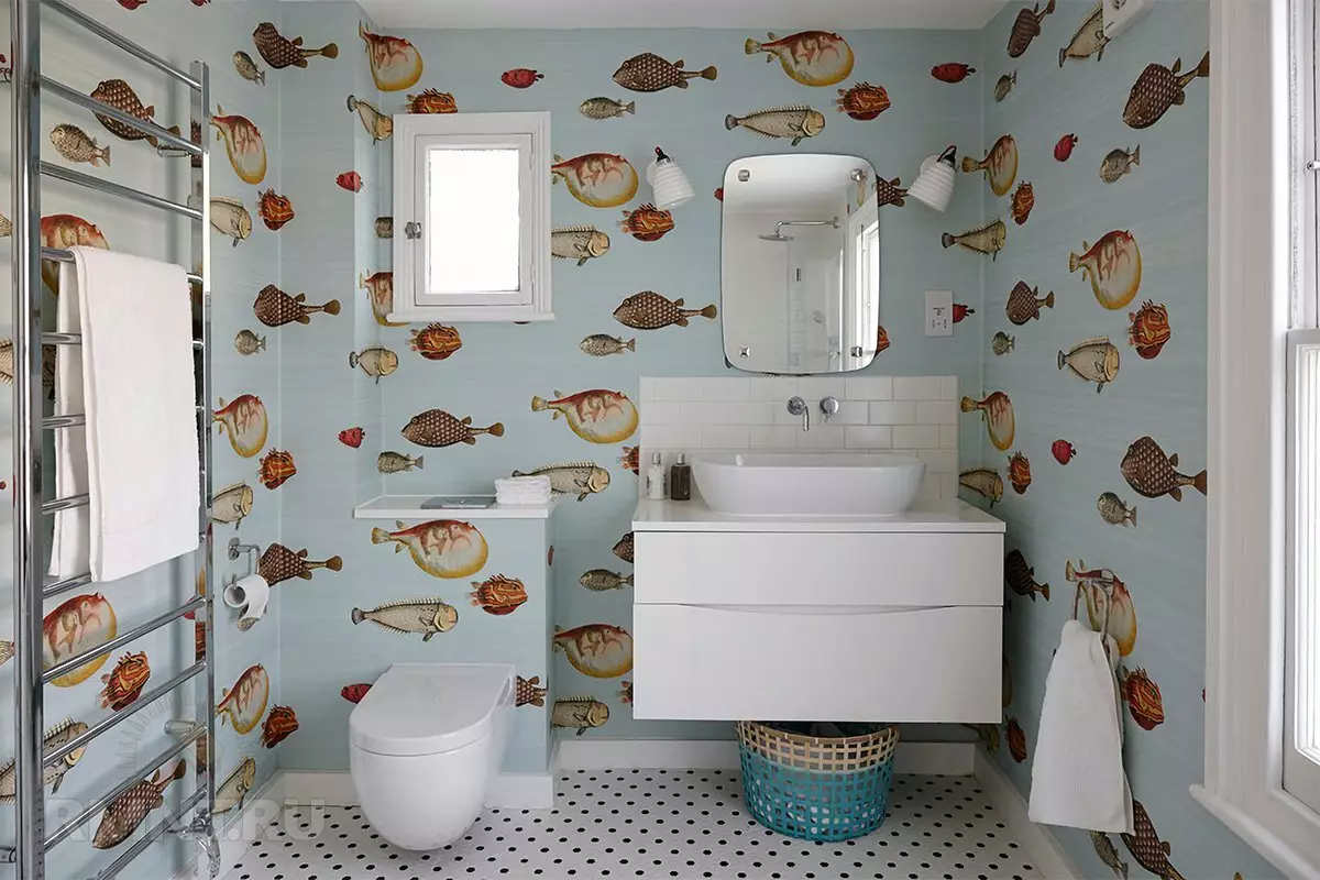 Badkamer (165 foto's): bad en douche in één kamer. Mooie en stijlvolle voorbeelden. We kiezen de organisator. Ergonomie opties, ontwerp 10167_58