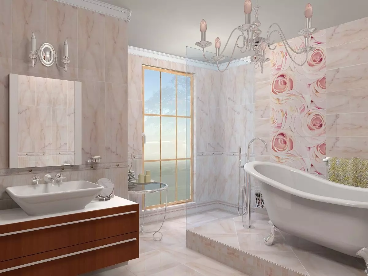 Badkamer (165 foto's): bad en douche in één kamer. Mooie en stijlvolle voorbeelden. We kiezen de organisator. Ergonomie opties, ontwerp 10167_62