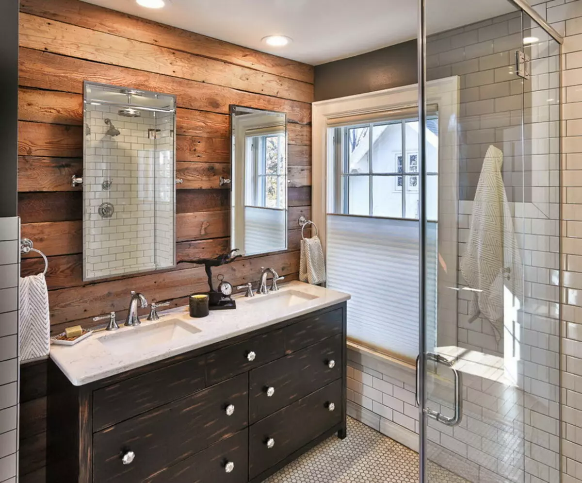 Łazienka (165 zdjęć): wanna i prysznic w jednym pokoju. Piękne i stylowe przykłady. Wybieramy organizatora. Opcje ergonomii, projektowanie 10167_72